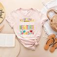 Toddler Negotiator Preschool Teacher Humor Babysitters Women's Heather T-Shirt Heather Peach