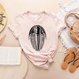 Trilobite Fossil Geology Teacher Student Geologist Women's Heather T-Shirt Heather Peach