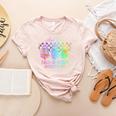 Vintage Are You Fall O Ween Directions Teacher Halloween Women's Heather T-Shirt Heather Peach