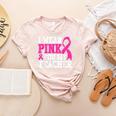 I Wear Pink For My Teacher Breast Cancer Awareness Women's Heather T-Shirt Heather Peach I Wear Pink For My Teacher Breast Cancer Awareness Women's Heather T-Shirt Heather Peach