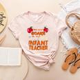 You Won't Scare Me I'm An Infant Teacher Men Women Women's Heather T-Shirt Heather Peach You Won't Scare Me I'm An Infant Teacher Men Women Women's Heather T-Shirt Heather Peach