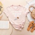 Wood Shop Teacher For Dad From Student Women's Heather T-Shirt Heather Peach Wood Shop Teacher For Dad From Student Women's Heather T-Shirt Heather Peach