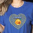 100 Days Of School Bee Hive Tree Hearts Teachers Student Kid Women's Heather T-Shirt Heather True Royal 100 Days Of School Bee Hive Tree Hearts Teachers Student Kid Women's Heather T-Shirt Heather True Royal