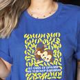 100th Day Of School Teacher Monkey Pun Banana For Men Women Girls Kids Women's Heather T-Shirt Heather True Royal