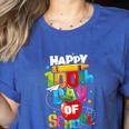 100th Day Of School Teachers Kids Child Happy 100 Days Women's Heather T-Shirt Heather True Royal 100th Day Of School Teachers Kids Child Happy 100 Days Women's Heather T-Shirt Heather True Royal