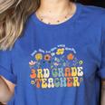 3rd Third Grade Teacher Appreciation Teaching Wildflowers Women's Heather T-Shirt Heather True Royal 3rd Third Grade Teacher Appreciation Teaching Wildflowers Women's Heather T-Shirt Heather True Royal