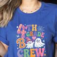 4th Grade Boo Crew Fourth Grade Teacher Kids Happy Halloween Women's Heather T-Shirt Heather True Royal 4th Grade Boo Crew Fourth Grade Teacher Kids Happy Halloween Women's Heather T-Shirt Heather True Royal