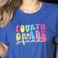 4th Grade Squad Fourth Teacher Student Team Back To School Women's Heather T-Shirt Heather True Royal 4th Grade Squad Fourth Teacher Student Team Back To School Women's Heather T-Shirt Heather True Royal