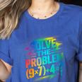 67 Meme PEMDAS Elementary Math Teacher Six Seven Women's Heather T-Shirt Heather True Royal 67 Meme PEMDAS Elementary Math Teacher Six Seven Women's Heather T-Shirt Heather True Royal