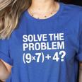 67 Meme PEMDAS Math Teacher Brainrot Elementary Joke Women's Heather T-Shirt Heather True Royal 67 Meme PEMDAS Math Teacher Brainrot Elementary Joke Women's Heather T-Shirt Heather True Royal