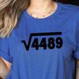 67 Meme Square Root 4489 Six Seven Slang Math Teacher Women's Heather T-Shirt Heather True Royal