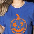 67 Six Seven Halloween Costume For Students Teachers Women's Heather T-Shirt Heather True Royal 67 Six Seven Halloween Costume For Students Teachers Women's Heather T-Shirt Heather True Royal