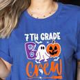 7th Grade Boo Crew Teacher Student Halloween Costume Women's Heather T-Shirt Heather True Royal 7th Grade Boo Crew Teacher Student Halloween Costume Women's Heather T-Shirt Heather True Royal