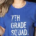 7th Grade Squad Back To School Student Teacher Women's Heather T-Shirt Heather True Royal 7th Grade Squad Back To School Student Teacher Women's Heather T-Shirt Heather True Royal