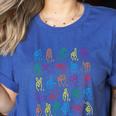 ABC Sign Language Chart Teacher Hand Letter Alphabet ASL Women's Heather T-Shirt Heather True Royal ABC Sign Language Chart Teacher Hand Letter Alphabet ASL Women's Heather T-Shirt Heather True Royal