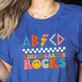 ABCD Kindergarten Rocks Back To School Teacher Kindergarten Women's Heather T-Shirt Heather True Royal