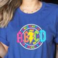 ABCD Kindergarten Rocks Back To School Teachers Students Women's Heather T-Shirt Heather True Royal