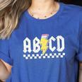 ABCD Teacher Women's Heather T-Shirt Heather True Royal