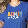 Admin Team Back To School Teachers Students Admin Squad Women's Heather T-Shirt Heather True Royal Admin Team Back To School Teachers Students Admin Squad Women's Heather T-Shirt Heather True Royal