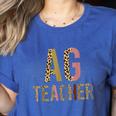 AG Teacher Farmer Life Agriculture Teacher Women's Heather T-Shirt Heather True Royal