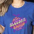 Algebra Teacher Halloween Spooky Ghost Math Mathematics Grad Women's Heather T-Shirt Heather True Royal Algebra Teacher Halloween Spooky Ghost Math Mathematics Grad Women's Heather T-Shirt Heather True Royal
