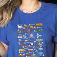 Alphabet Vehicles ABCs Learning Teachers Kids Boys Girls Women's Heather T-Shirt Heather True Royal Alphabet Vehicles ABCs Learning Teachers Kids Boys Girls Women's Heather T-Shirt Heather True Royal