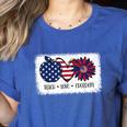 American Flag Teach Love Freedom Preschool Teacher 4th July Women's Heather T-Shirt Heather True Royal American Flag Teach Love Freedom Preschool Teacher 4th July Women's Heather T-Shirt Heather True Royal