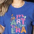 In My Art Teacher Era Teaching Future Artist Back To School Women's Heather T-Shirt Heather True Royal