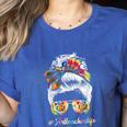 Art Teacher Life Messy Bun Back To School Art Teacher Women's Heather T-Shirt Heather True Royal Art Teacher Life Messy Bun Back To School Art Teacher Women's Heather T-Shirt Heather True Royal