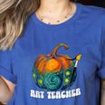 Art Teacher Pumpkin Halloween Night Men Women Women's Heather T-Shirt Heather True Royal