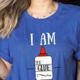Art Teacher T-Shirt I Am The Glue Women's Heather T-Shirt Heather True Royal Art Teacher T-Shirt I Am The Glue Women's Heather T-Shirt Heather True Royal