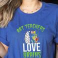 Art Teachers Love Brains Shirt Halloween Zombie Teaching Tee Men Women Kids Women's Heather T-Shirt Heather True Royal Art Teachers Love Brains Shirt Halloween Zombie Teaching Tee Men Women Kids Women's Heather T-Shirt Heather True Royal