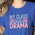 Theatre School Drama Class Musical Theater Drama Teacher Women's Heather T-Shirt Heather True Royal Theatre School Drama Class Musical Theater Drama Teacher Women's Heather T-Shirt Heather True Royal