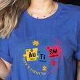 Autism Awareness Shirt Periodic Puzzle Science Teacher Men Women Kids Women's Heather T-Shirt Heather True Royal
