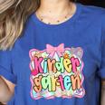 Back To School Kindergarten Preppy Teacher Girl Women's Heather T-Shirt Heather True Royal Back To School Kindergarten Preppy Teacher Girl Women's Heather T-Shirt Heather True Royal