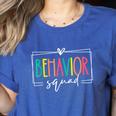 Behavior Squad School Counselor SPED Teacher Kids Women Men Women's Heather T-Shirt Heather True Royal Behavior Squad School Counselor SPED Teacher Kids Women Men Women's Heather T-Shirt Heather True Royal