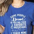 Best Music Teacher For Men Women Musician Band Piano Teacher Women's Heather T-Shirt Heather True Royal Best Music Teacher For Men Women Musician Band Piano Teacher Women's Heather T-Shirt Heather True Royal