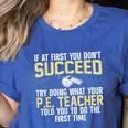 Best PE Teacher Art For Men Women Physical Education Teacher Women's Heather T-Shirt Heather True Royal Best PE Teacher Art For Men Women Physical Education Teacher Women's Heather T-Shirt Heather True Royal