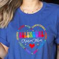 Bilingues Dream Team Dual Language Bilingual Crew Teacher Women's Heather T-Shirt Heather True Royal Bilingues Dream Team Dual Language Bilingual Crew Teacher Women's Heather T-Shirt Heather True Royal