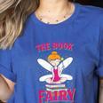 The Book Fairy Reading Teacher Librarian T-Shirt Women's Heather T-Shirt Heather True Royal The Book Fairy Reading Teacher Librarian T-Shirt Women's Heather T-Shirt Heather True Royal