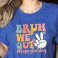 Bruh We Out Teacher Retro Last Day Of School Boys Girls Kids Women's Heather T-Shirt Heather True Royal Bruh We Out Teacher Retro Last Day Of School Boys Girls Kids Women's Heather T-Shirt Heather True Royal