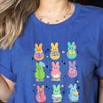 Bunny Reading Books Easter Day Librarian Teacher Book Women's Heather T-Shirt Heather True Royal Bunny Reading Books Easter Day Librarian Teacher Book Women's Heather T-Shirt Heather True Royal