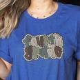 Camo Team 4th Grade Squad Back To School Teacher Kids Boys Women's Heather T-Shirt Heather True Royal