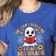 You Cant Scare Me I Teach 3rd Grade Teacher Halloween Women's Heather T-Shirt Heather True Royal You Cant Scare Me I Teach 3rd Grade Teacher Halloween Women's Heather T-Shirt Heather True Royal