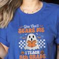 You Can't Scare Me I Teach 5th Grade Retro Teacher Halloween Women's Heather T-Shirt Heather True Royal You Can't Scare Me I Teach 5th Grade Retro Teacher Halloween Women's Heather T-Shirt Heather True Royal