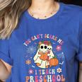 You Can't Scare Me I Teach Preschool Teacher Team Halloween Women's Heather T-Shirt Heather True Royal You Can't Scare Me I Teach Preschool Teacher Team Halloween Women's Heather T-Shirt Heather True Royal
