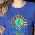 Celebrate Diversity Everyday Teachers & School Student Gift Women's Heather T-Shirt Heather True Royal