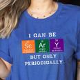 Chemisty Science Teacher Periodic Table Halloween Women's Heather T-Shirt Heather True Royal