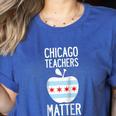 Chicago Teachers Matter Support Union Education Red For Ed Raglan Baseball Tee Women's Heather T-Shirt Heather True Royal Chicago Teachers Matter Support Union Education Red For Ed Raglan Baseball Tee Women's Heather T-Shirt Heather True Royal