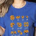 Chocolate Cookie Quick Math Fraction Math Teachers For Men Women Girls Kids Women's Heather T-Shirt Heather True Royal Chocolate Cookie Quick Math Fraction Math Teachers For Men Women Girls Kids Women's Heather T-Shirt Heather True Royal